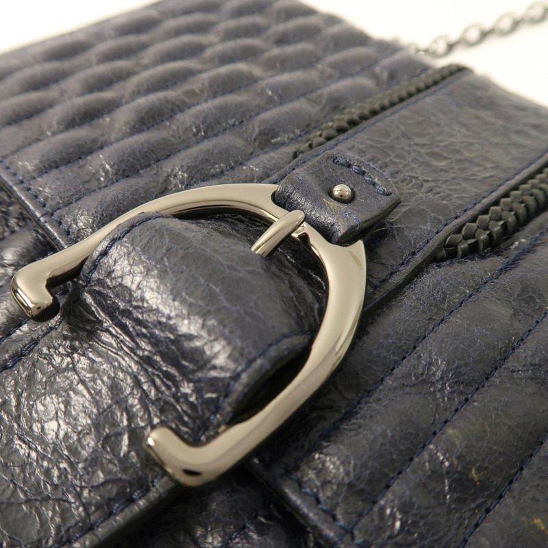 Longchamp 牛皮皮革Chain Shoulder鏈帶肩背袋-15