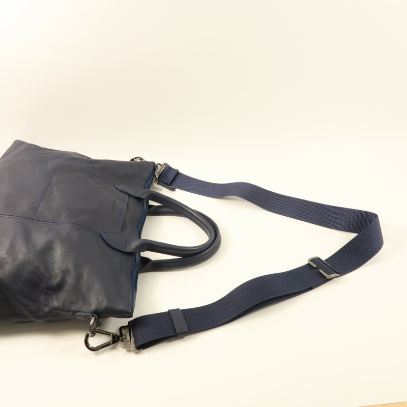 Longchamp 牛皮皮革2 Way Shoulder手挽肩背兩用袋-7