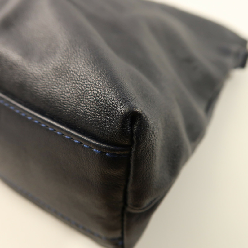 Longchamp 牛皮皮革2 Way Shoulder手挽肩背兩用袋-10