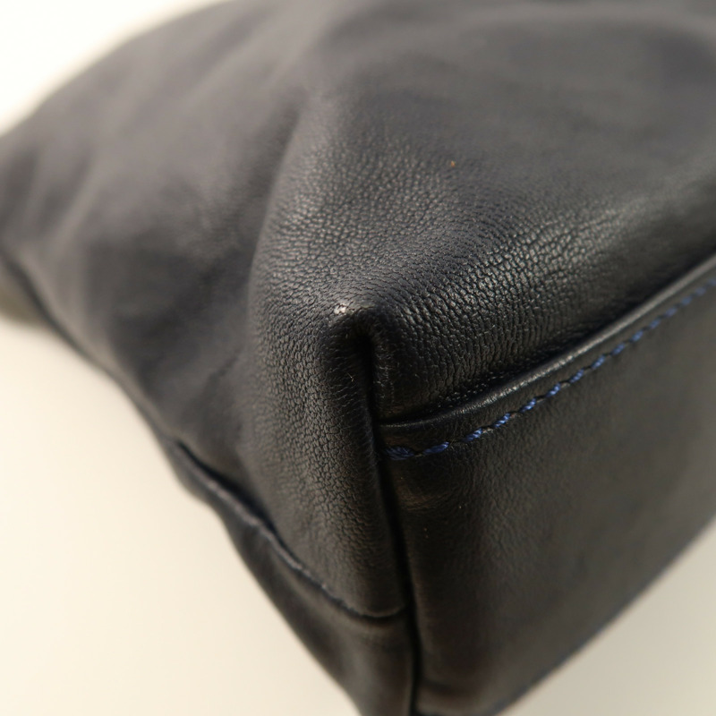 Longchamp 牛皮皮革2 Way Shoulder手挽肩背兩用袋-11