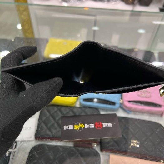 東區正精品㊣Bottega Veneta BV 749940 全新黑色牛皮大格編織拉鍊金釦釦子中夾 RZ6238-2