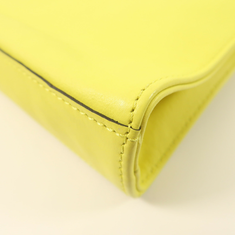 Longchamp 牛皮皮革Pouch手拿包-9