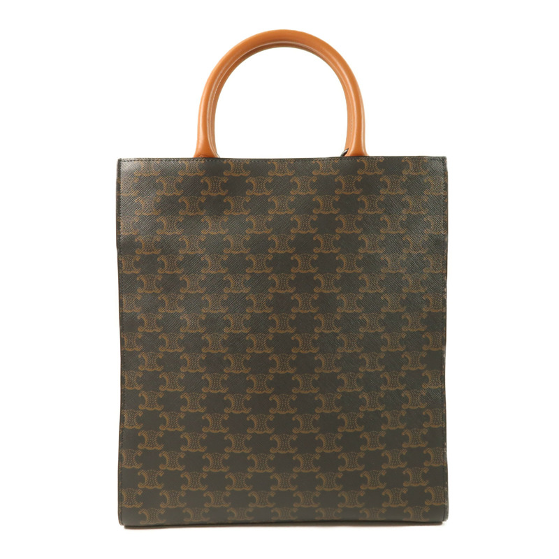 CELINE 塗層帆布Vertical Cabas In Triomphe金扣手挽肩背兩用袋-1