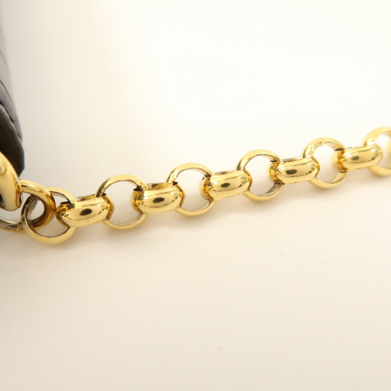 Chloe 牛皮皮革Chain Shoulder金扣鏈帶肩背袋-10