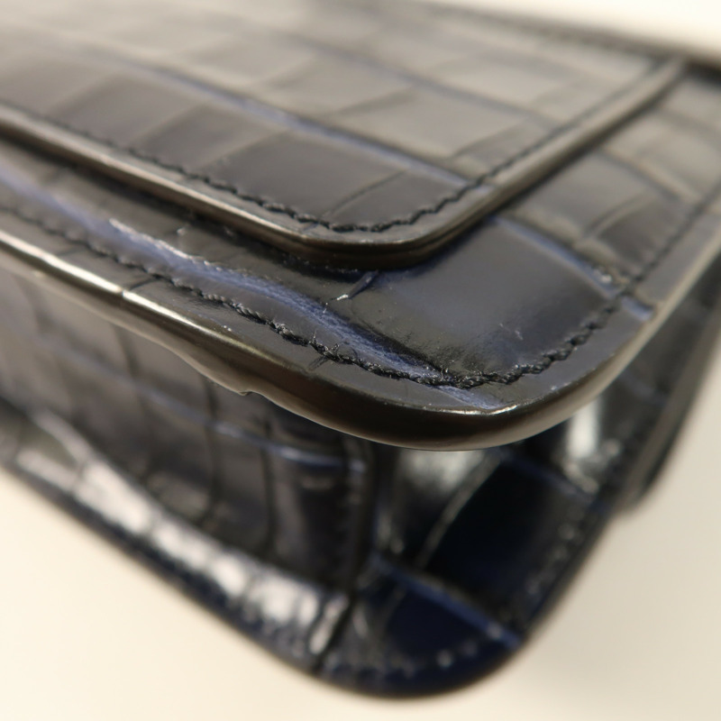 Chloe 牛皮皮革Chain Shoulder金扣鏈帶肩背袋-14