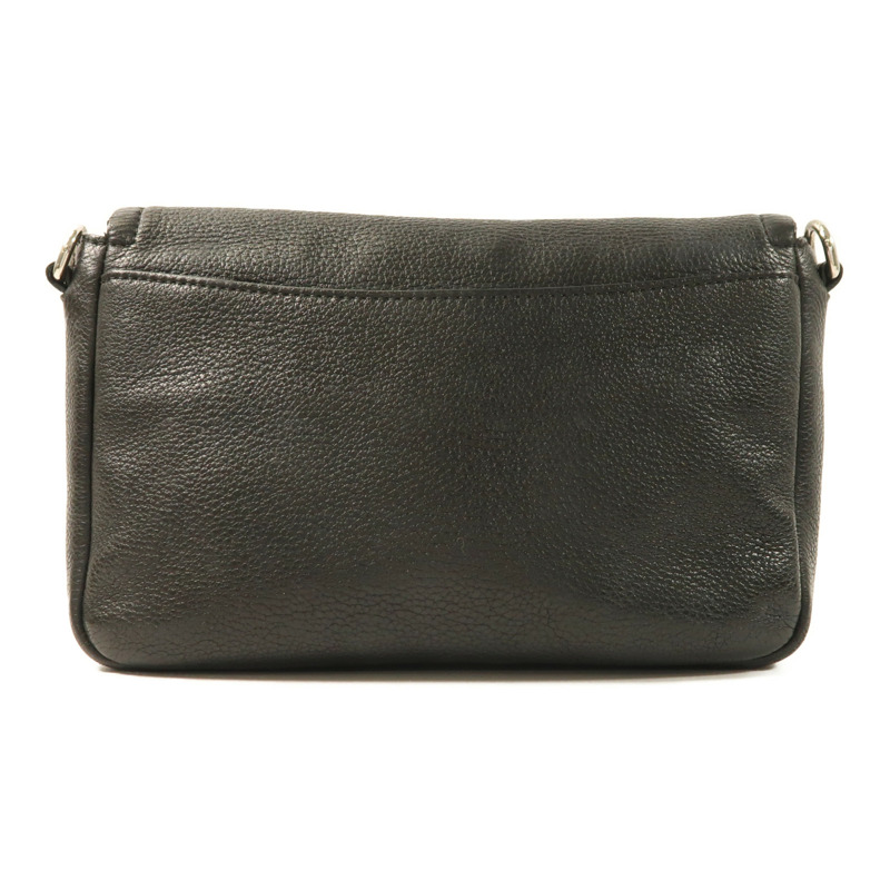 PRADA 牛皮皮革Shoulder Bag銀扣肩背袋-1