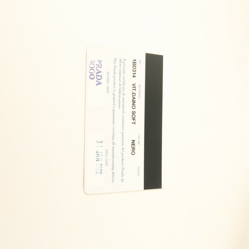 PRADA 牛皮皮革Shoulder Bag銀扣肩背袋-7