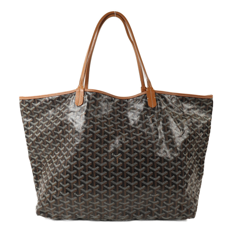 GOYARD 塗層帆布Saint Louis GM銀扣手挽袋-1