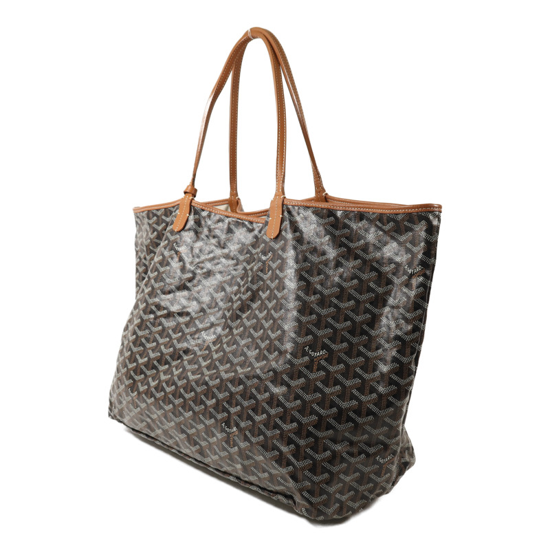 GOYARD 塗層帆布Saint Louis GM銀扣手挽袋-2