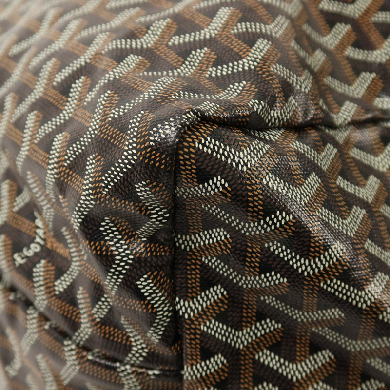 GOYARD 塗層帆布Saint Louis GM銀扣手挽袋-10