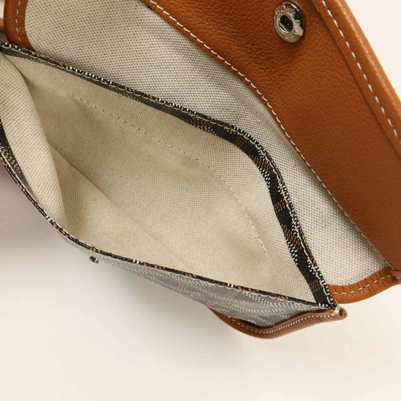 GOYARD 塗層帆布Saint Louis GM銀扣手挽袋-16