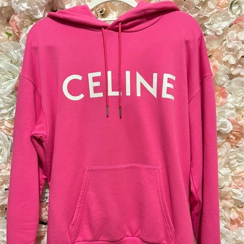 CELINE衛衣玫紅色xs碼