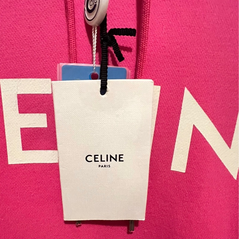 CELINE衛衣玫紅色xs碼-3