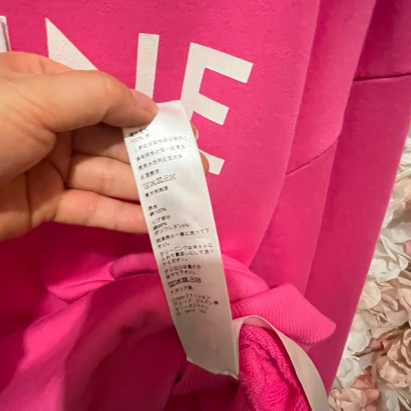 CELINE衛衣玫紅色xs碼-7