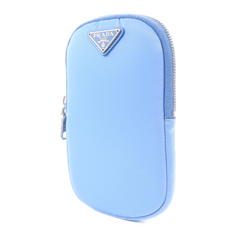 PRADA 尼龍Tessuto Phone Holder銀扣斜孭手機肩背袋-2