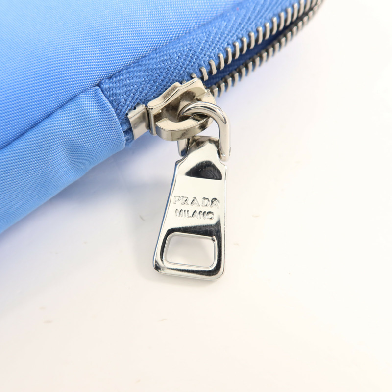 PRADA 尼龍Tessuto Phone Holder銀扣斜孭手機肩背袋-8