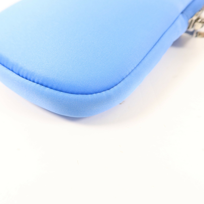 PRADA 尼龍Tessuto Phone Holder銀扣斜孭手機肩背袋-10