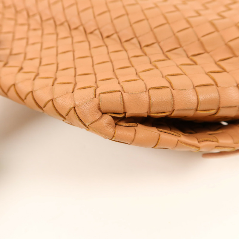 BOTTEGA VENETA 皮革Intrecciato Shoulder Bag金扣肩背袋-10