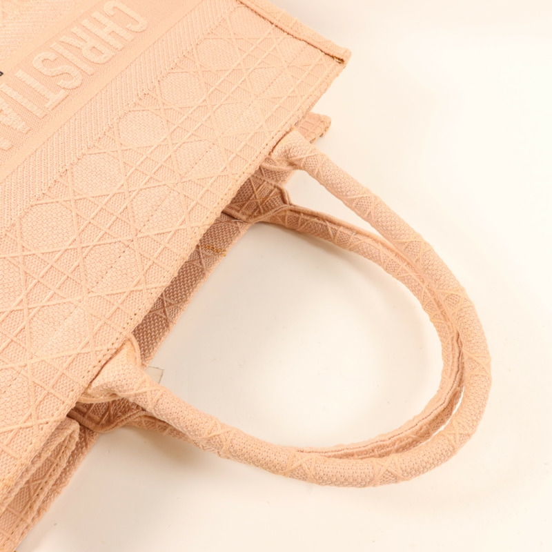 Dior 帆布Cannage Book Tote手挽袋-4