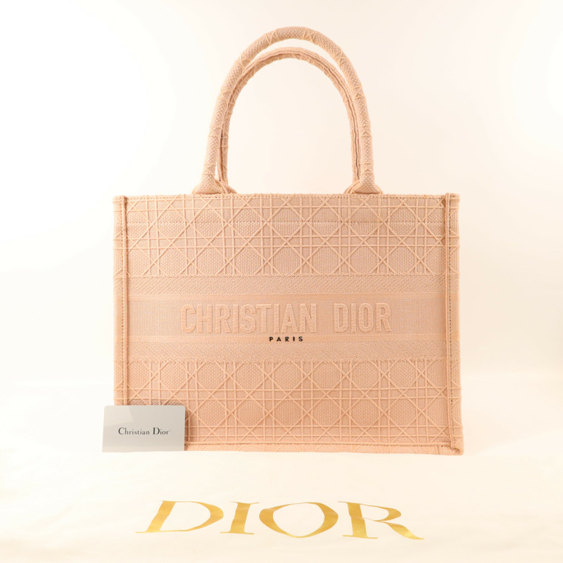 Dior 帆布Cannage Book Tote手挽袋-19
