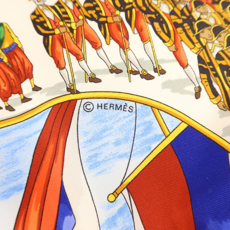 HERMES 絲質Scarf 90x90絲巾-7