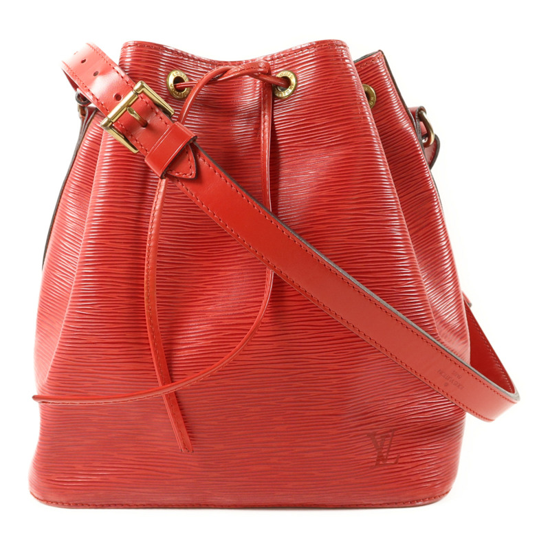 LOUIS VUITTON 水波紋牛皮革Petit Noe金扣肩背袋-0