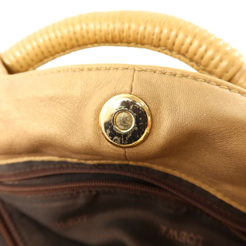 LOEWE 羊皮皮革Nappa Aire金扣手挽袋-8