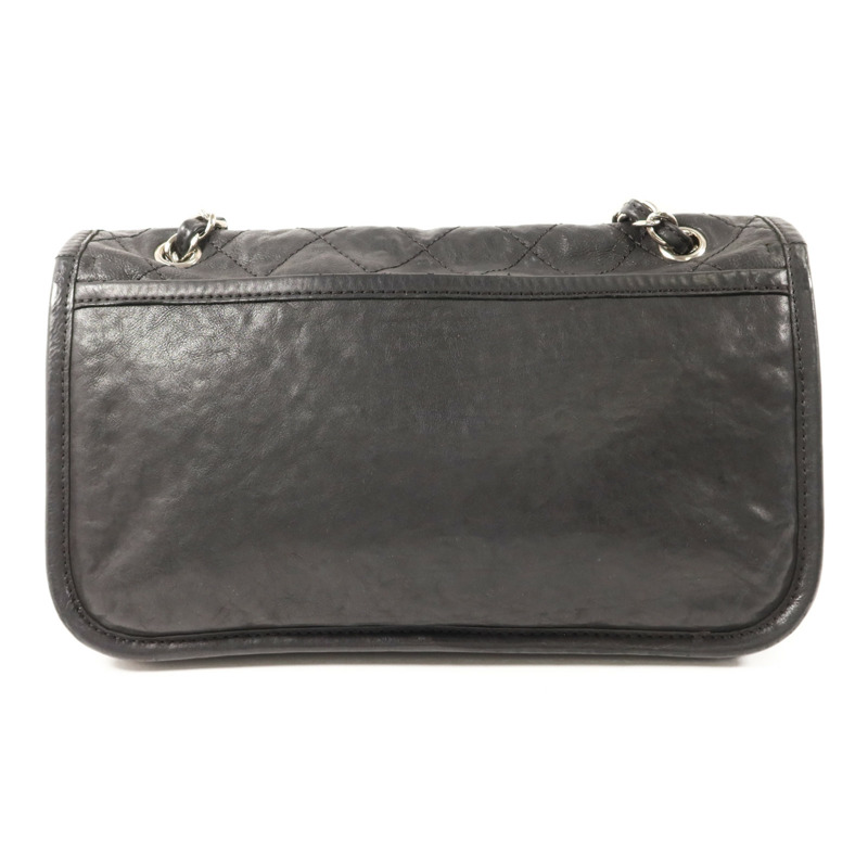 CHANEL 牛皮皮革Matelasse Chain Shoulder銀扣肩背袋-1