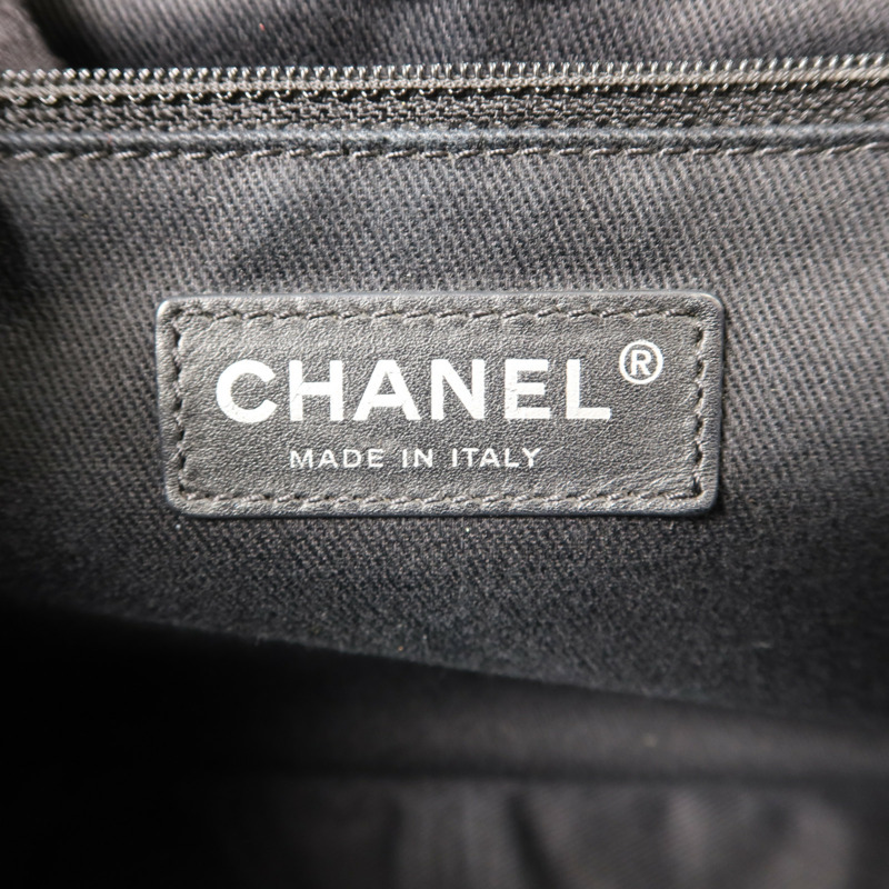 CHANEL 牛皮皮革Matelasse Chain Shoulder銀扣肩背袋-7