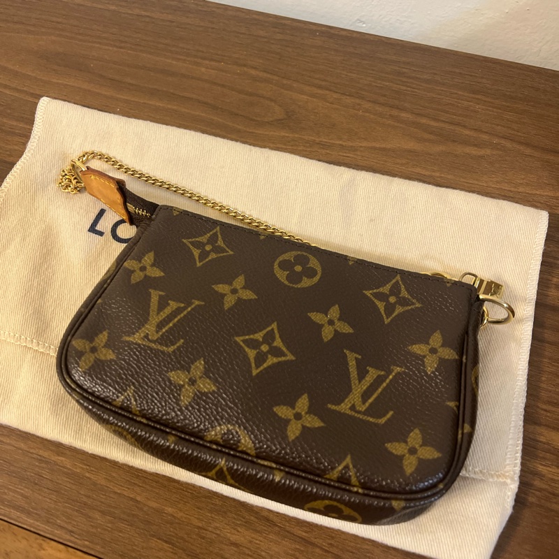 LV mini pouch迷你麻將包-5