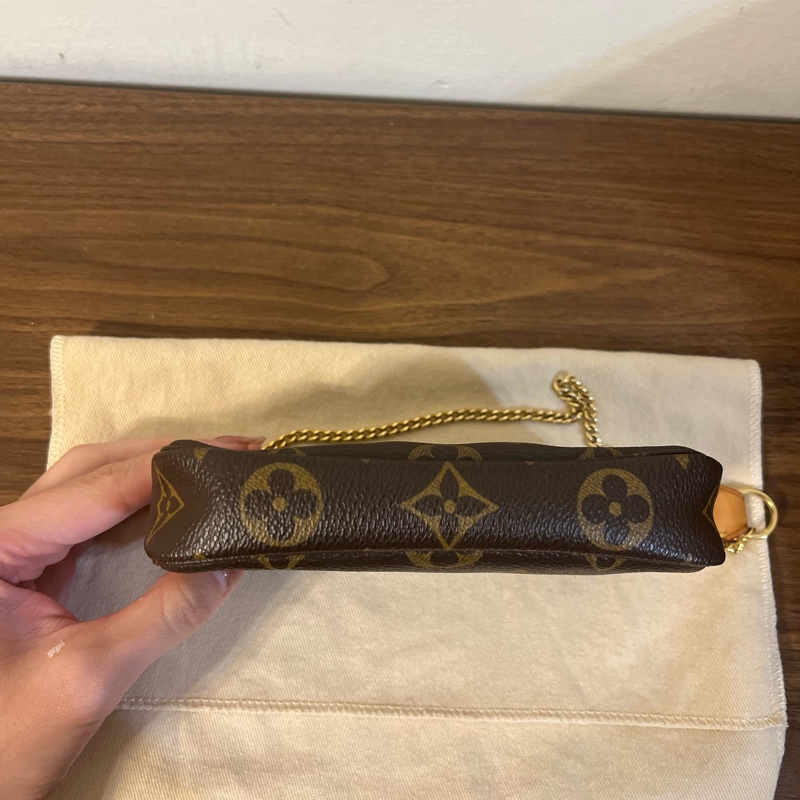 LV mini pouch迷你麻將包-7