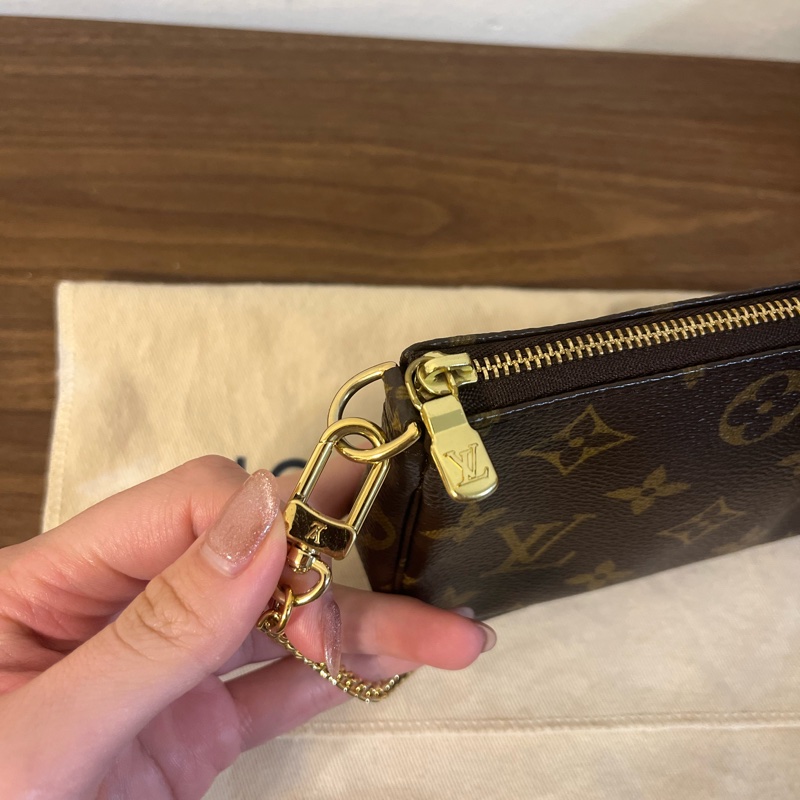 LV mini pouch迷你麻將包-16