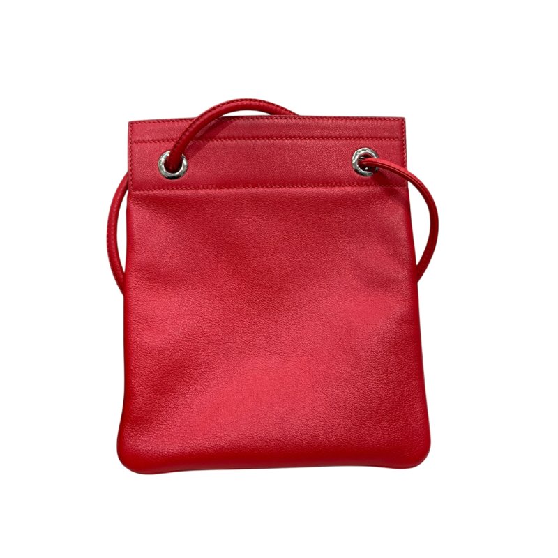 HERMES 愛馬仕 ALINE MINI 肩背包 紅色 SWIFT皮 銀釦-1