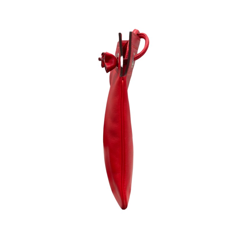 HERMES 愛馬仕 ALINE MINI 肩背包 紅色 SWIFT皮 銀釦-2