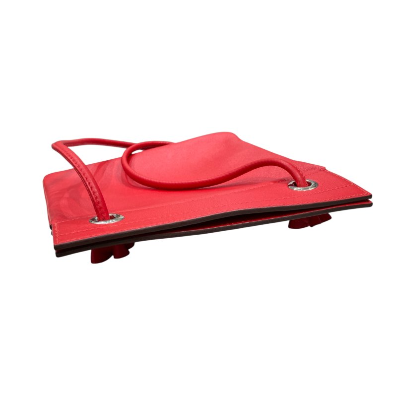 HERMES 愛馬仕 ALINE MINI 肩背包 紅色 SWIFT皮 銀釦-5