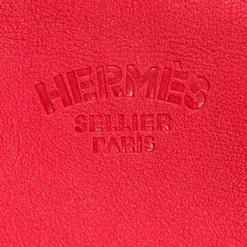 HERMES 愛馬仕 ALINE MINI 肩背包 紅色 SWIFT皮 銀釦-10