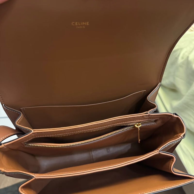 Celine Triomphe凱旋門 經典老花!-8