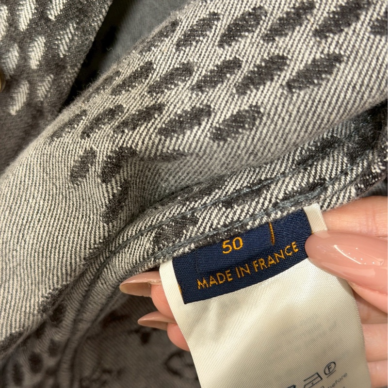 LV niog 2.0黑色拼接牛仔外套-3