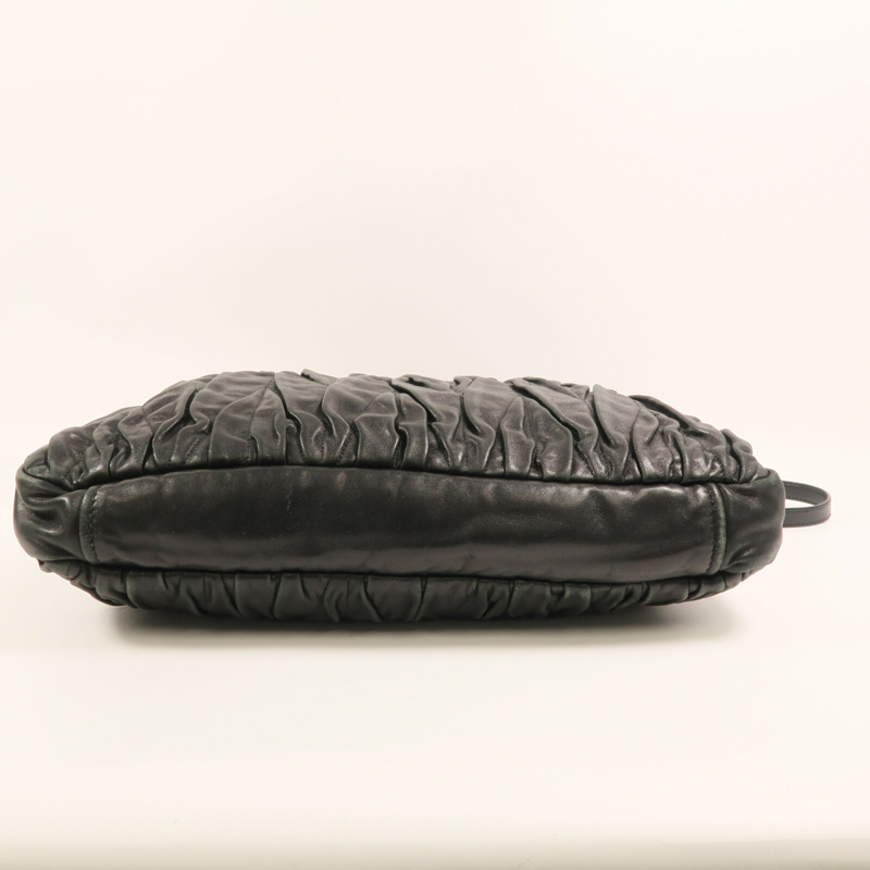 Miu Miu 牛皮皮革2 Way Shoulder金扣手挽肩背兩用袋-5