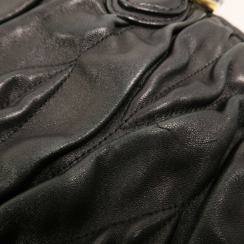 Miu Miu 牛皮皮革2 Way Shoulder金扣手挽肩背兩用袋-15