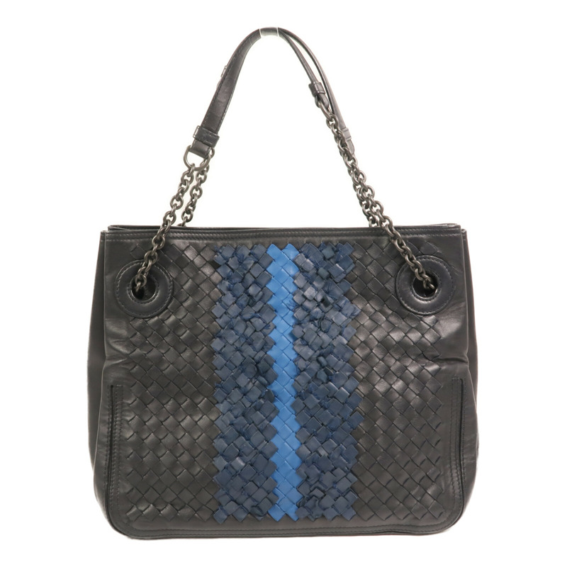 BOTTEGA VENETA 牛皮皮革Shoulder Bag銀扣肩背袋-1