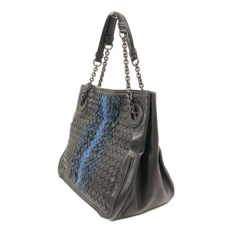 BOTTEGA VENETA 牛皮皮革Shoulder Bag銀扣肩背袋-2