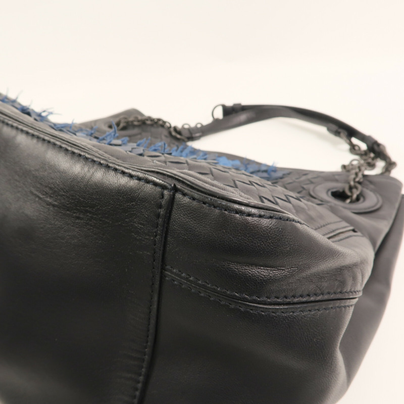 BOTTEGA VENETA 牛皮皮革Shoulder Bag銀扣肩背袋-5