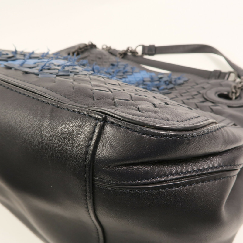 BOTTEGA VENETA 牛皮皮革Shoulder Bag銀扣肩背袋-7