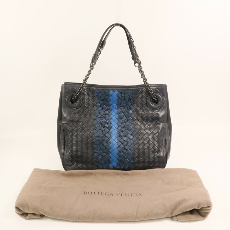 BOTTEGA VENETA 牛皮皮革Shoulder Bag銀扣肩背袋-14