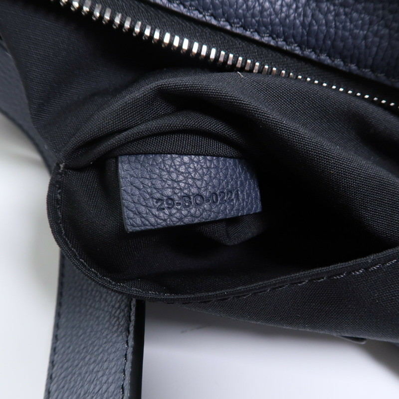 Dior 帆布Hobo Oblique銀扣肩背袋-11