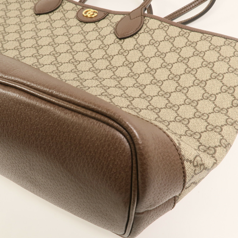 GUCCI 塗層帆布Ophidia Medium Tote Bag金扣手挽肩背兩用袋-5