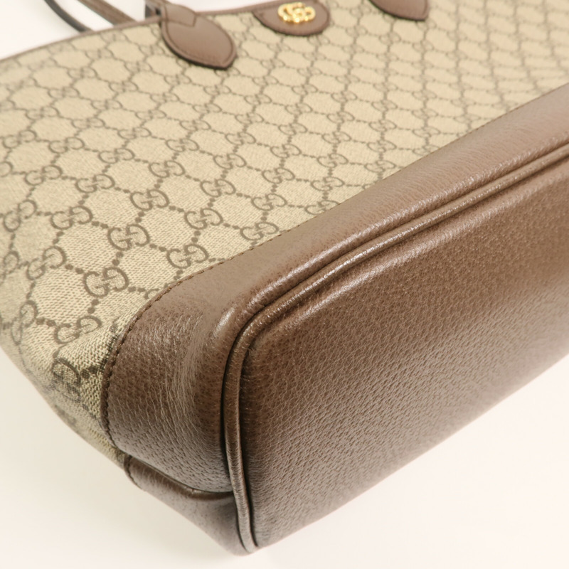 GUCCI 塗層帆布Ophidia Medium Tote Bag金扣手挽肩背兩用袋-6
