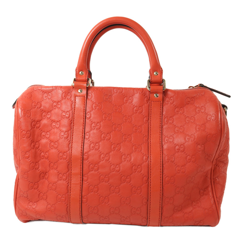 GUCCI 牛皮皮革Hand Bag金扣手挽袋-1