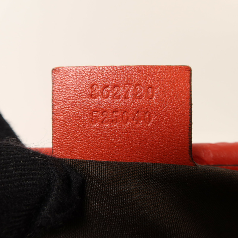 GUCCI 牛皮皮革Hand Bag金扣手挽袋-6